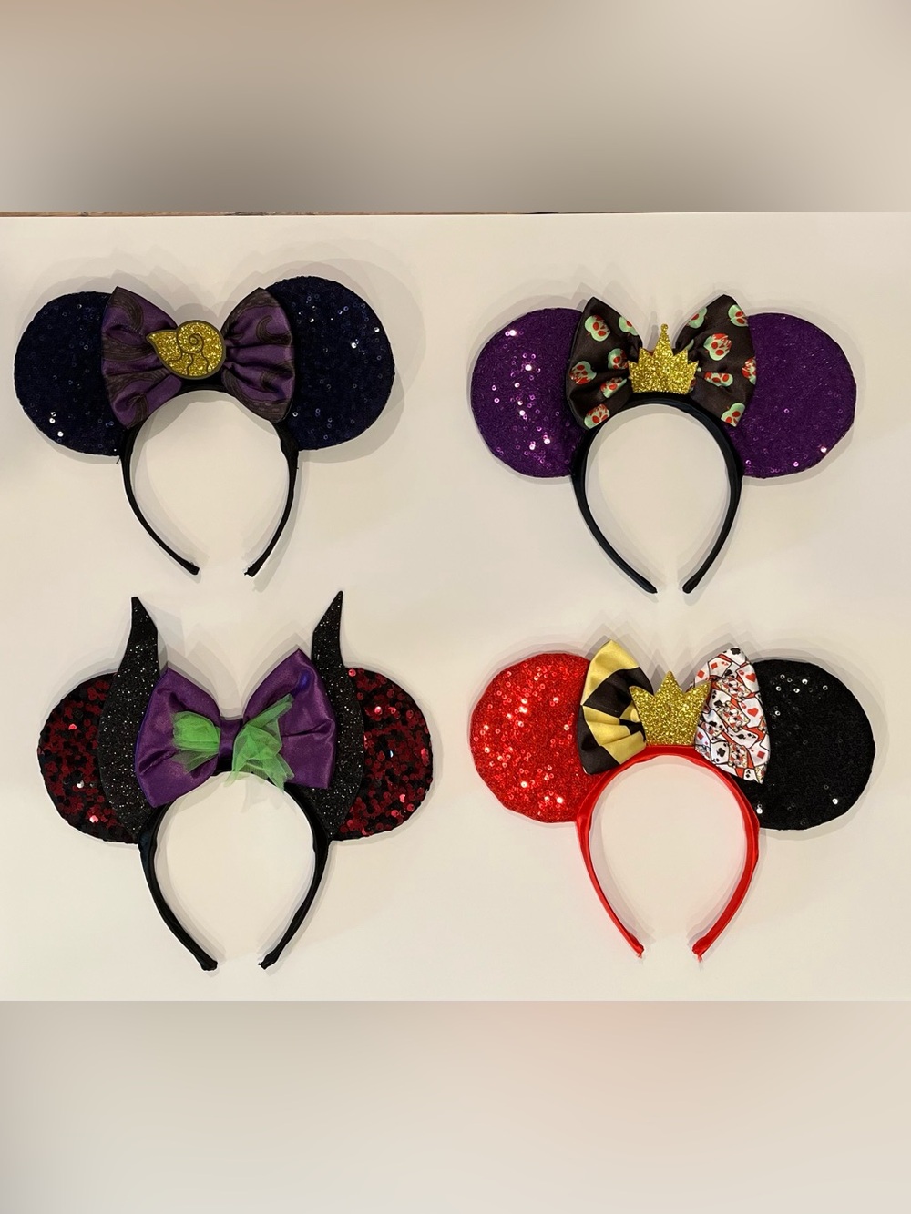 Disney villain – 100yr - Mickey Ear Headbands (4)